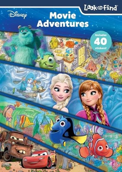 Disney: Movie Adventures Look and Find, Pi Kids - Paperback - 9781503773769