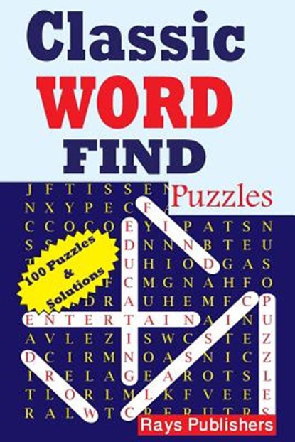 Classic Word Find Puzzles, Rays Publishers - Paperback - 9781505987706