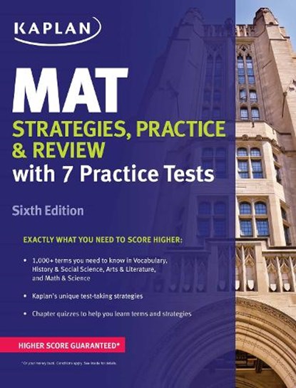 MAT Strategies, Practice & Review, Kaplan Test Prep - Paperback - 9781506211121