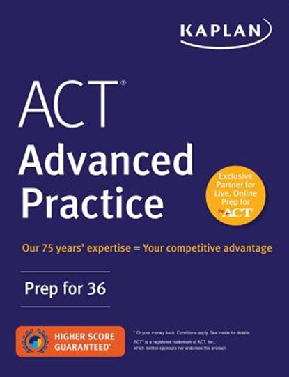 ACT Advanced Practice, Kaplan Test Prep - Paperback - 9781506223278