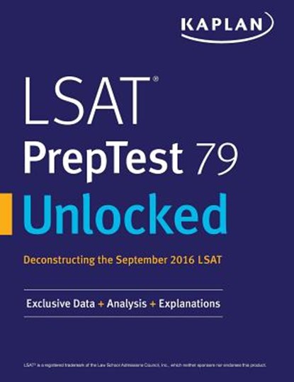 LSAT PrepTest 79 Unlocked, Kaplan Test Prep - Paperback - 9781506223377