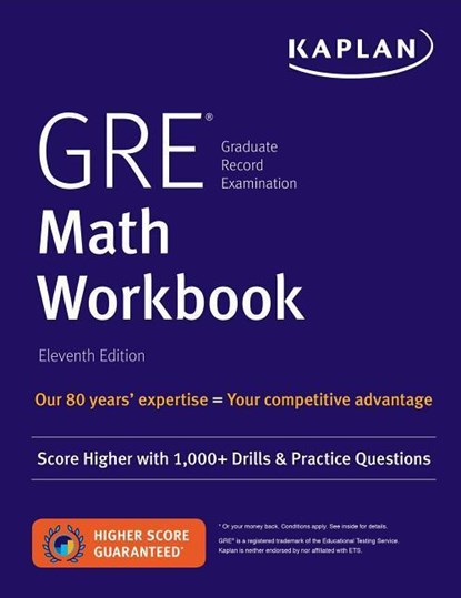 GRE Math Workbook, Kaplan Test Prep - Paperback - 9781506235271