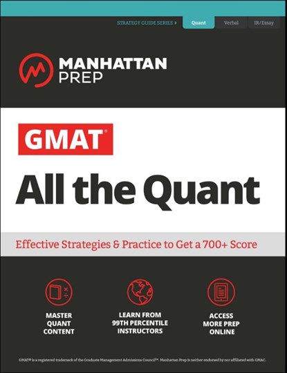 GMAT All the Quant, Manhattan Prep - Paperback - 9781506248547
