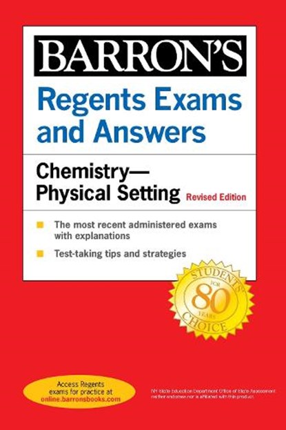 Regents Exams and Answers: Chemistry--Physical Setting Revised Edition, Barron's Educational Series - Paperback - 9781506264684