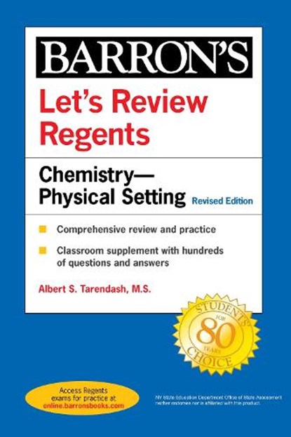 Let's Review Regents: Chemistry--Physical Setting Revised Edition, Barron's Educational Series - Paperback - 9781506264691