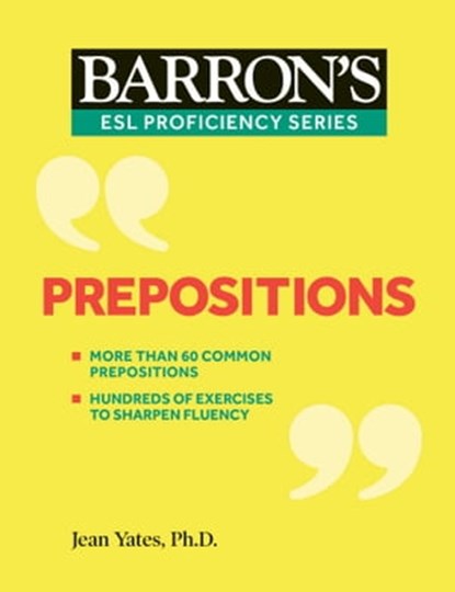 Prepositions, Jean Yates Ph.D. - Ebook - 9781506267586