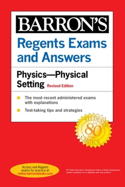 Regents Exams and Answers Physics Physical Setting Revised Edition, Miriam Lazar M.S. Ed. - Ebook - 9781506272122