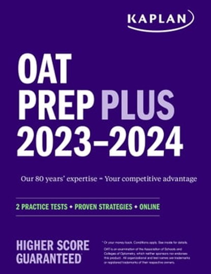 OAT Prep Plus 2023-2024, Kaplan Test Prep - Ebook - 9781506276816
