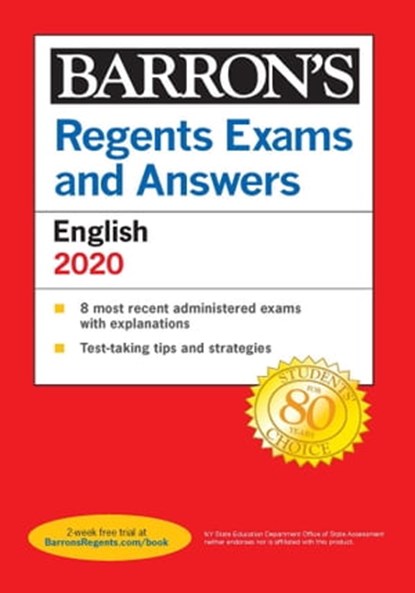 Regents Exams and Answers: English Revised Edition, Carol Chaitkin, M.S. - Ebook - 9781506278346