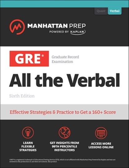 GRE All the Verbal, Manhattan Prep - Paperback - 9781506281827