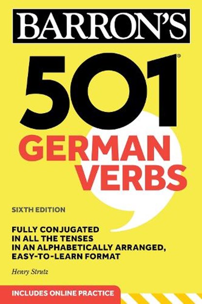 501 German Verbs, Sixth Edition, Henry Strutz - Paperback - 9781506286464