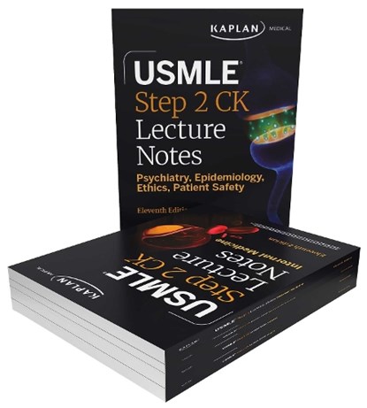 USMLE Step 2 CK Lecture Notes, Eleventh Edition: 5-Book Clinical Review (2026-2027), Kaplan Medical - Paperback - 9781506289427
