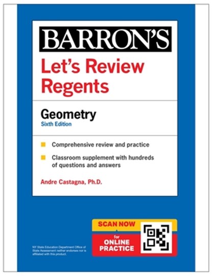 Let's Review Regents: Geometry, Sixth Edition, Castagna - Paperback - 9781506296470