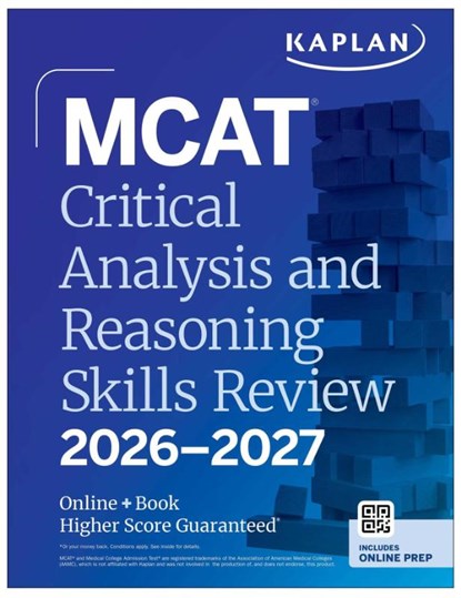 MCAT Critical Analysis and Reasoning Skills Review 2026-2027, Kaplan Test Prep - Paperback - 9781506297439