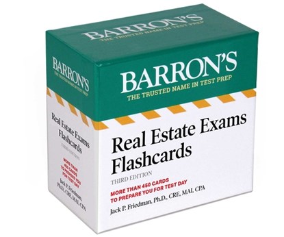 Real Estate Exams Flashcards, Third Edition: Up-To-Date Review, Barron's Educational Series - Gebonden - 9781506298399