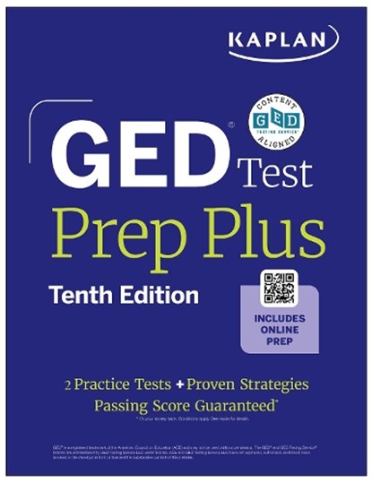 GED Test Prep Plus, Tenth Edition (2026): Includes a Diagnostic Pretest, 2 Full Length Practice Tests, 1000+ Practice Questions, and 60+ Online Videos, Caren Van Slyke - Paperback - 9781506298764