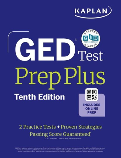 GED Test Prep Plus, Tenth Edition (2026): Includes a Diagnostic Pretest, 2 Full Length Practice Tests, 1000+ Practice Questions, and 60+ Online Videos, Caren Van Slyke - Paperback - 9781506298764