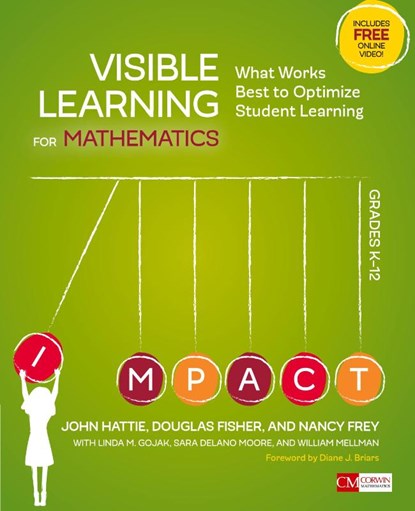Visible Learning for Mathematics, Grades K-12, John Hattie ; Douglas Fisher ; Nancy Frey ; Linda M. Gojak - Paperback - 9781506362946