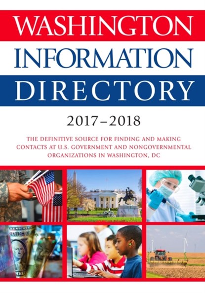 Washington Information Directory 2017-2018, CQ Press - Gebonden - 9781506365640