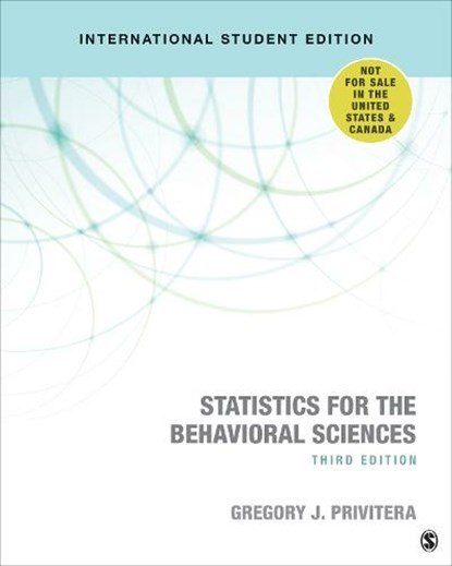 Statistics for the Behavioral Sciences, Privitera - Paperback - 9781506389882