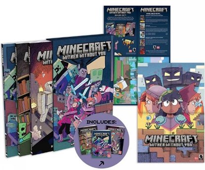Minecraft: Wither Without You Boxed Set (Graphic Novels), Kristen Gudsnuk - Paperback - 9781506729008