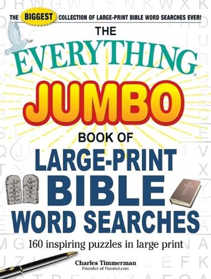 The Everything Jumbo Book of Large-Print Bible Word Searches, Charles Timmerman - Paperback - 9781507210611
