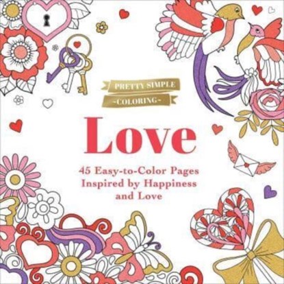 Pretty Simple Coloring: Love, Adams Media - Paperback - 9781507221587