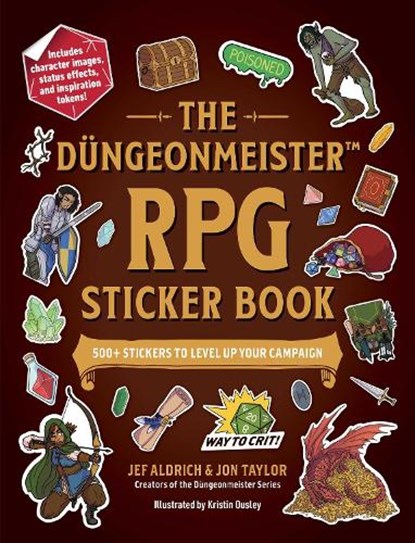 The Dungeonmeister RPG Sticker Book, Jef Aldrich ; Jon Taylor - Paperback - 9781507223550