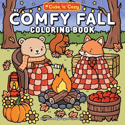 The Comfy Fall Coloring Book, niet bekend - Paperback - 9781507224298