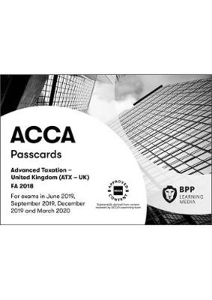 ACCA Advanced Taxation FA2018, BPP Learning Media - Gebonden - 9781509723010