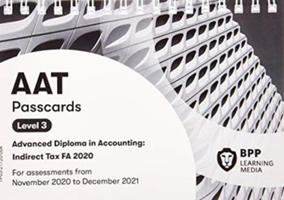 AAT Indirect Tax FA2020, BPP Learning Media - Gebonden - 9781509735549