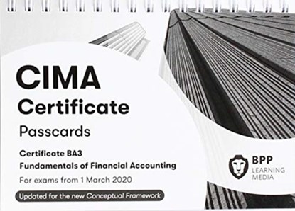 CIMA BA3 Fundamentals of Financial Accounting, BPP Learning Media - Gebonden - 9781509782475