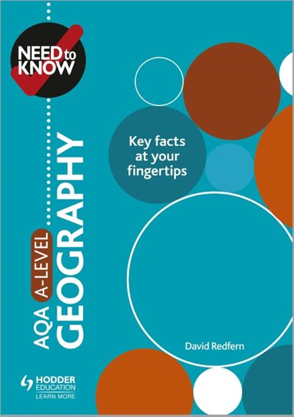 Need to Know: AQA A-level Geography, David Redfern - Paperback - 9781510428485