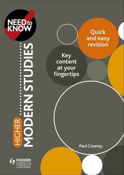 Need to Know: Higher Modern Studies, Paul Creaney - Ebook - 9781510450264