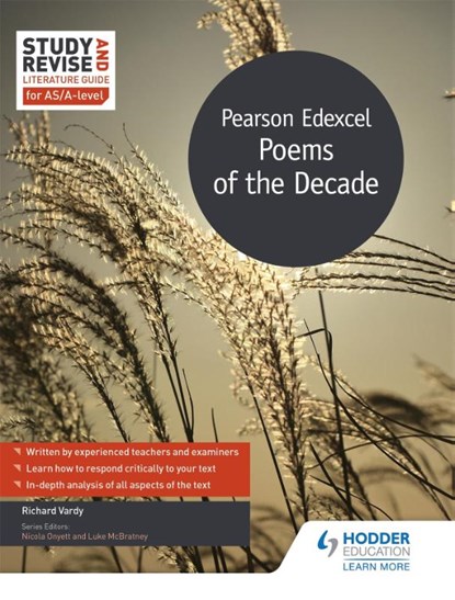 Study and Revise Literature Guide for AS/A-level: Pearson Edexcel Poems of the Decade, Richard Vardy - Paperback - 9781510452695
