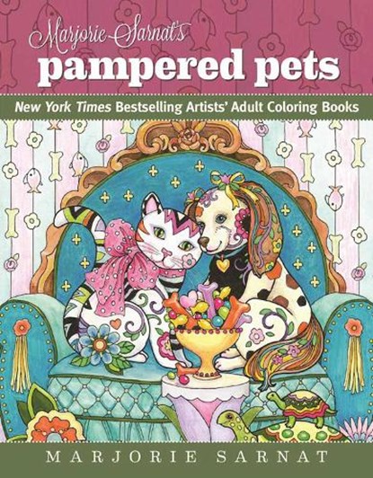 Marjorie Sarnat's Pampered Pets: New York Times Bestselling Artists' Adult Coloring Books, Marjorie Sarnat - Paperback - 9781510712577