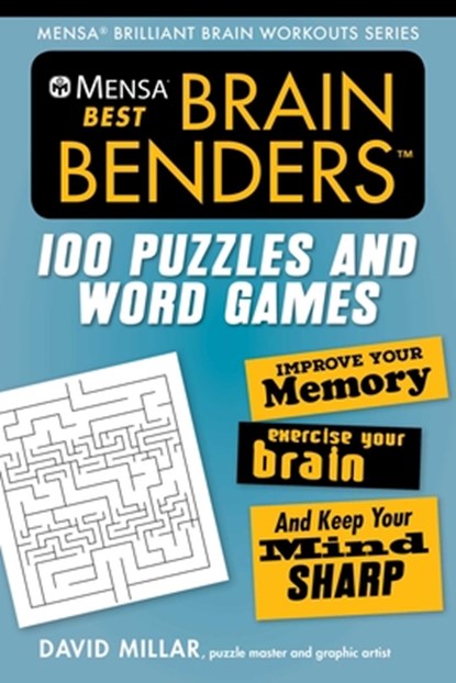 Mensa(r) Best Brain Benders: 100 Puzzles and Word Games, David Millar - Paperback - 9781510766822