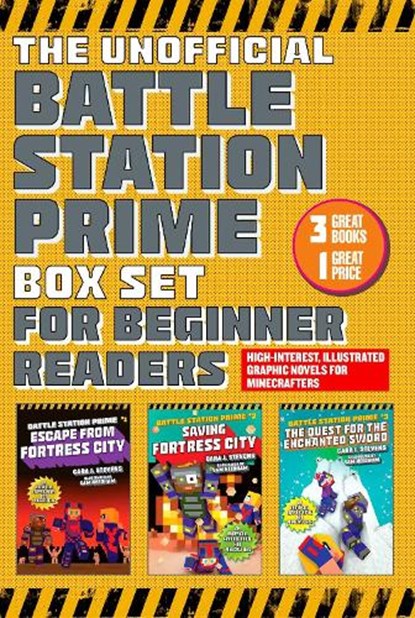 The Unofficial Battle Station Prime Box Set for Beginner Readers: High-Interest, Illustrated Graphic Novels for Minecrafters, Cara J. Stevens - Paperback - 9781510771154