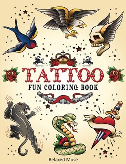 Tattoo Fun Coloring Book, Relaxed Muse - Paperback - 9781512214079
