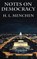 Notes on Democracy, H. L. Mencken - Gebonden - 9781515464051