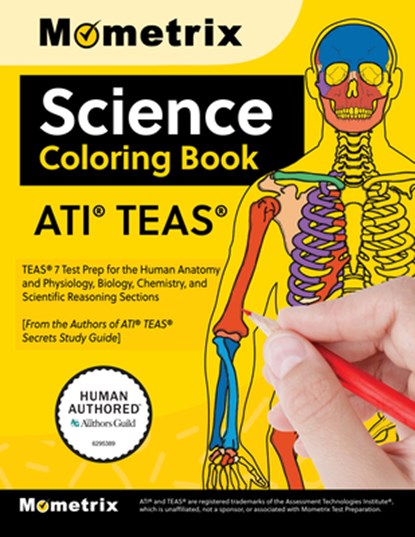 Ati Teas Science Coloring Book: Teas 7 Test Prep for the Human Anatomy and Physiology, Biology, Chemistry, and Scientific Reasoning Sections, Matthew Bowling - Paperback - 9781516725427