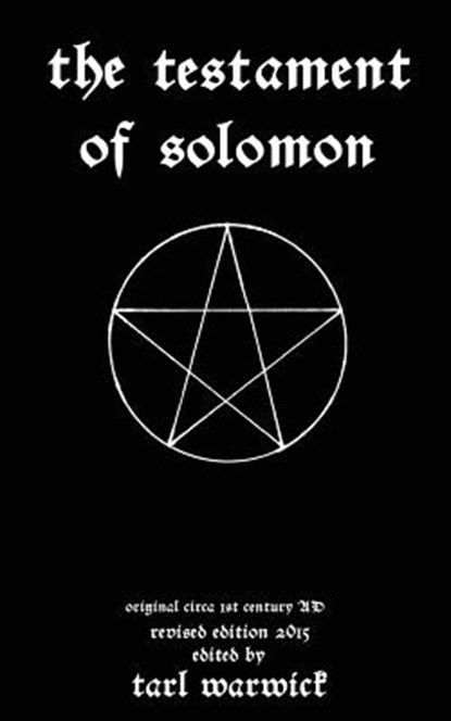 The Testament Of Solomon, Tarl Warwick - Paperback - 9781516890552