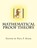 Mathematical Proof Theory, Paul F Kisak - Paperback - 9781519102447