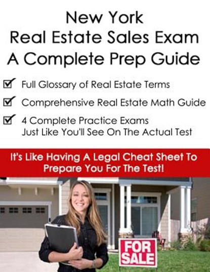 New York Real Estate Exam A Complete Prep Guide: Principles, Concepts And 400 Practice Questions, Real Estate Continuing Education - Paperback - 9781519377777