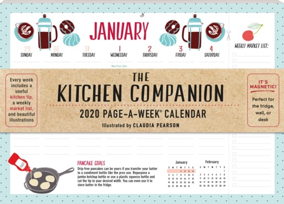 2020 the Kitchen Companion Page-A-Week Calendar
