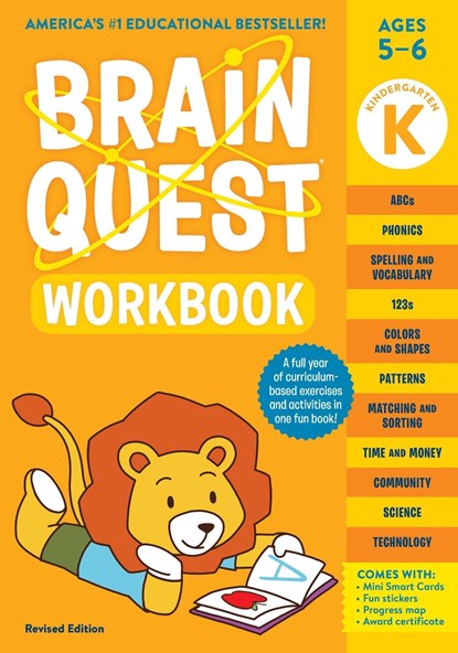 Brain Quest Workbook: Kindergarten (Revised Edition), Lisa Trumbauer ; Workman Publishing - Paperback - 9781523517343