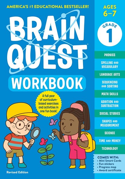 Brain Quest Workbook: 1st Grade (Revised Edition), Lisa Trumbauer ; Workman Publishing - Paperback - 9781523517350
