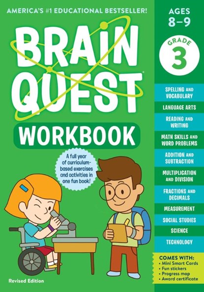 Brain Quest Workbook: 3rd Grade (Revised Edition), Janet A. Meyer ; Workman Publishing - Paperback - 9781523517374