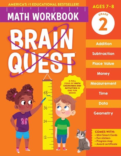 Brain Quest Math Workbook: 2nd Grade, Workman Publishing - Paperback - 9781523524235