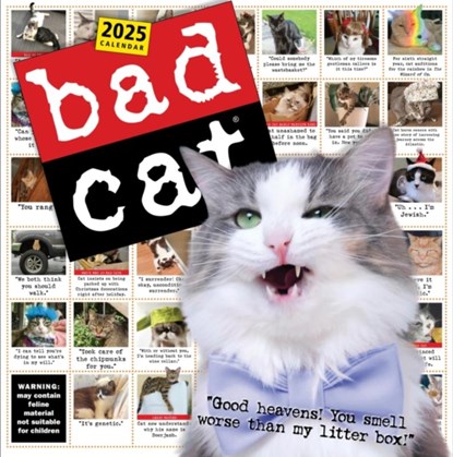 Bad Cat Wall Calendar 2025, Harry Prichett ; Richard D. Rosen ; Rob Battles - Paperback - 9781523526321